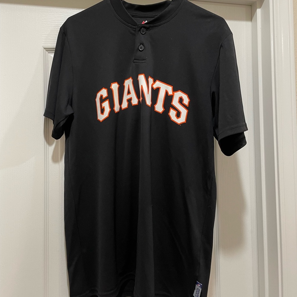 SF Giants cool base 2-button top